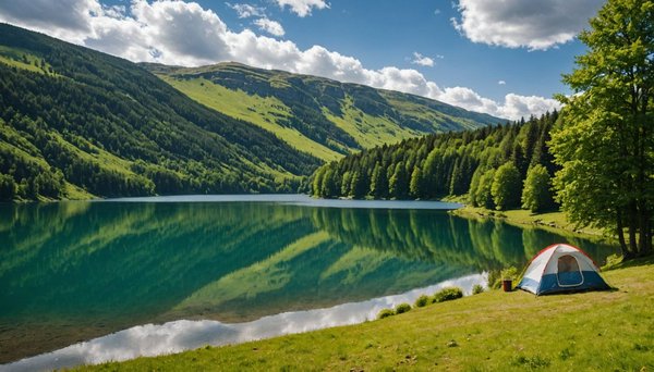 Le lac de la chausselière, le meilleur camping près du puy du fou