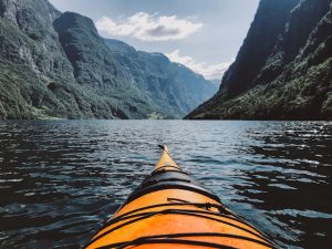 balade en kayak près du camping du lac bauduen